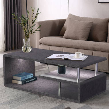 Genrich coffee store table with storage